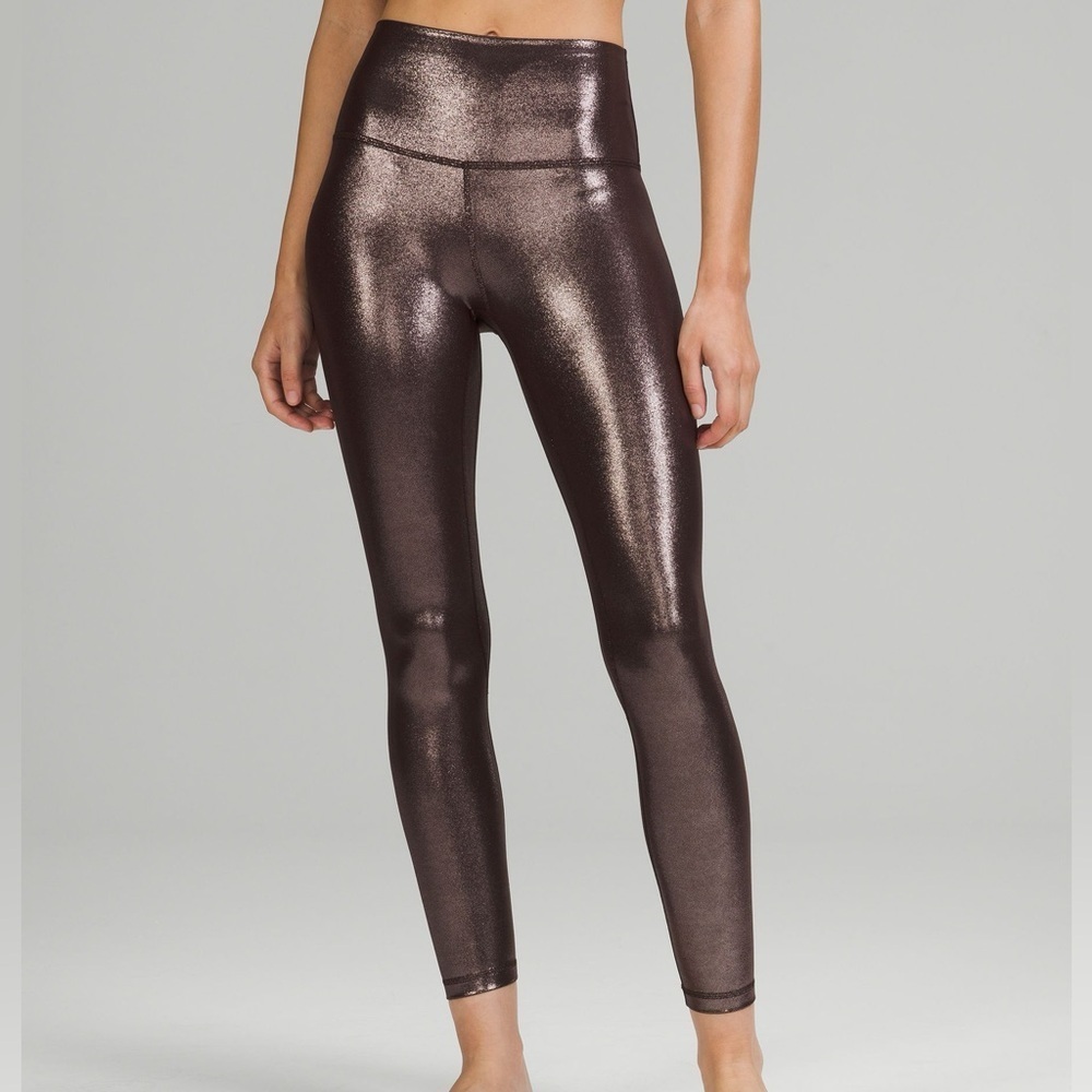 lululemon Align Women’s High-Rise Pant- Radiate Foil Print French Press SZ4